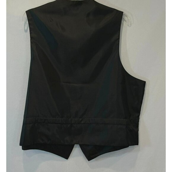 Neil Allyn Men's Formal Vest in Gold Front/ Black Back Size Large Wedding DJ - Picture 5 of 8